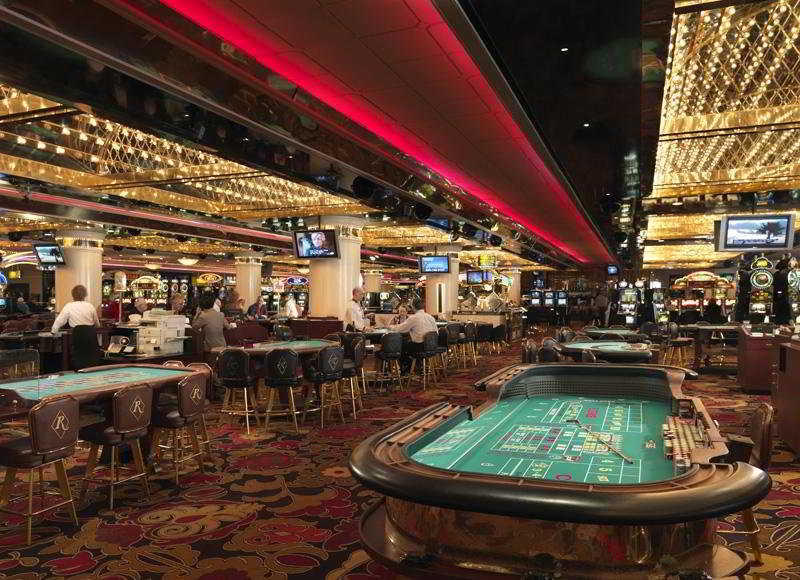 Organized poker night in a restaurant environment